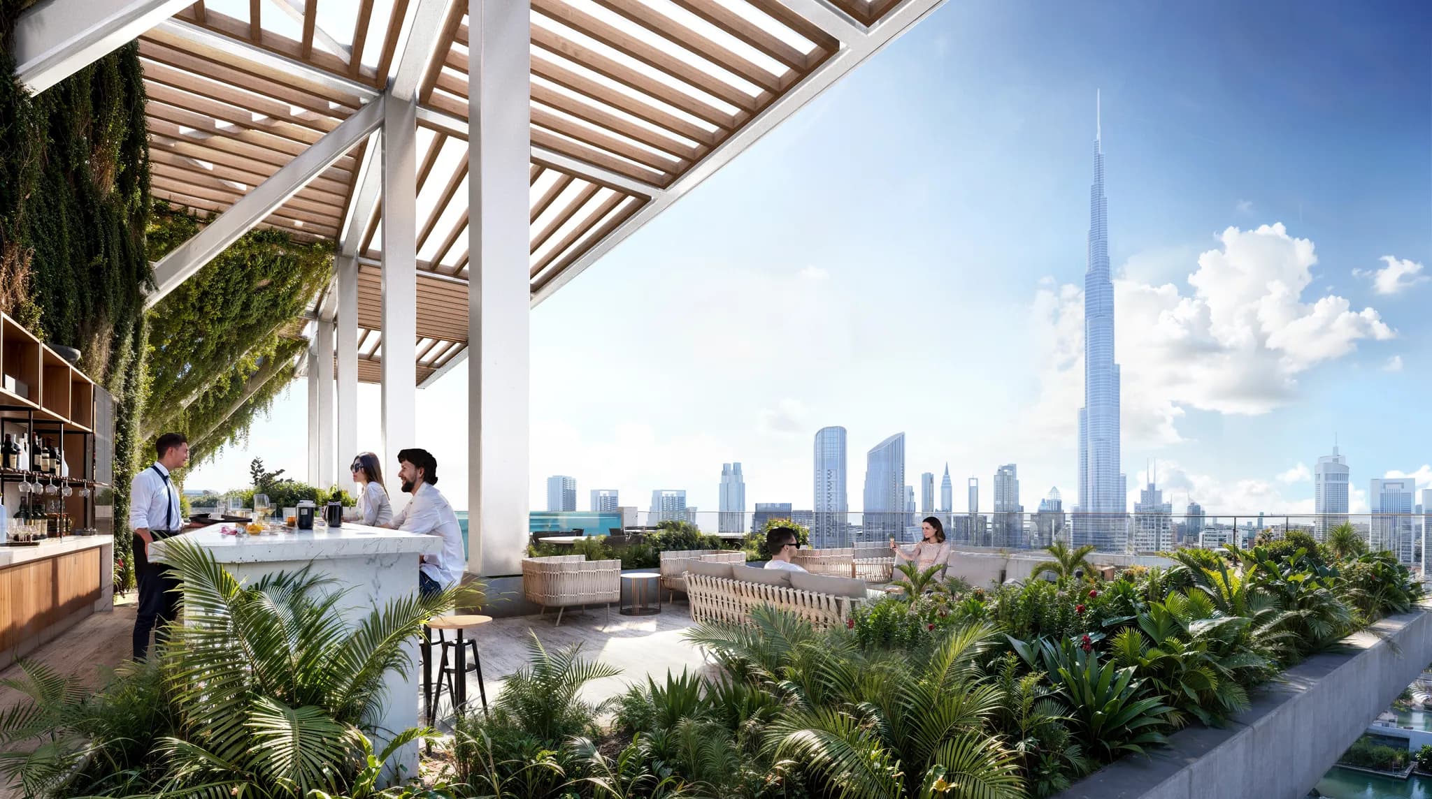 Résidence Fairmont de 3 chambres avec vue sur Burj Khalifa dans la tour Solara - 13