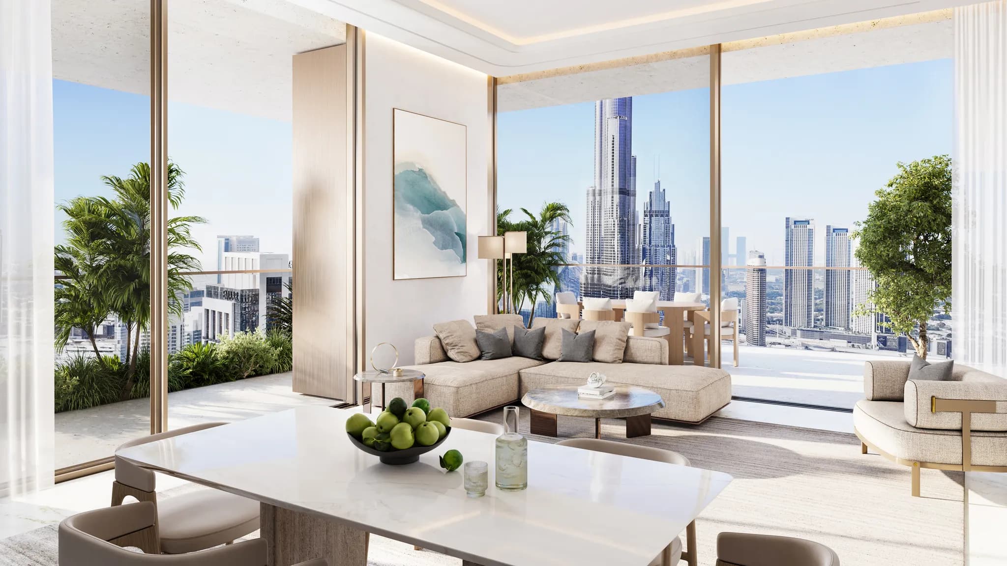 A vibrant 2-bedroom home at Fairmont Residences, Solara Tower - 1