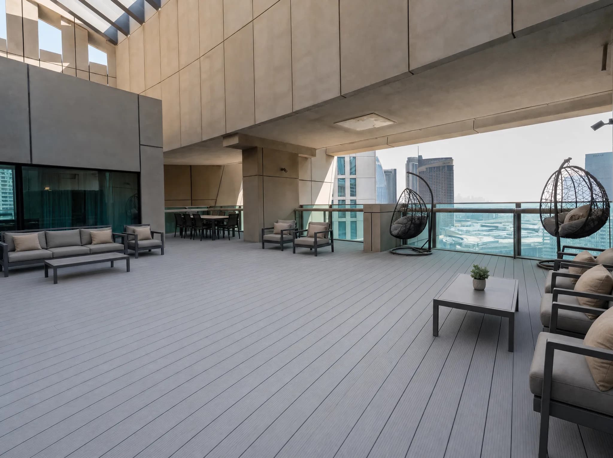 位于市中心Burj Vista Tower 2的充满活力的五居室天际线顶层公寓 - 25