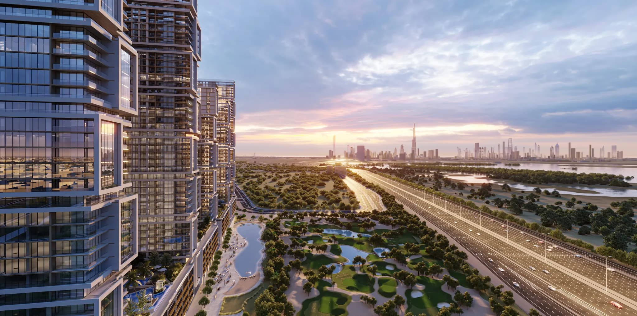Rare duplex 3 chambres avec golf et vue sur la ville à Ras Al Khor - 5