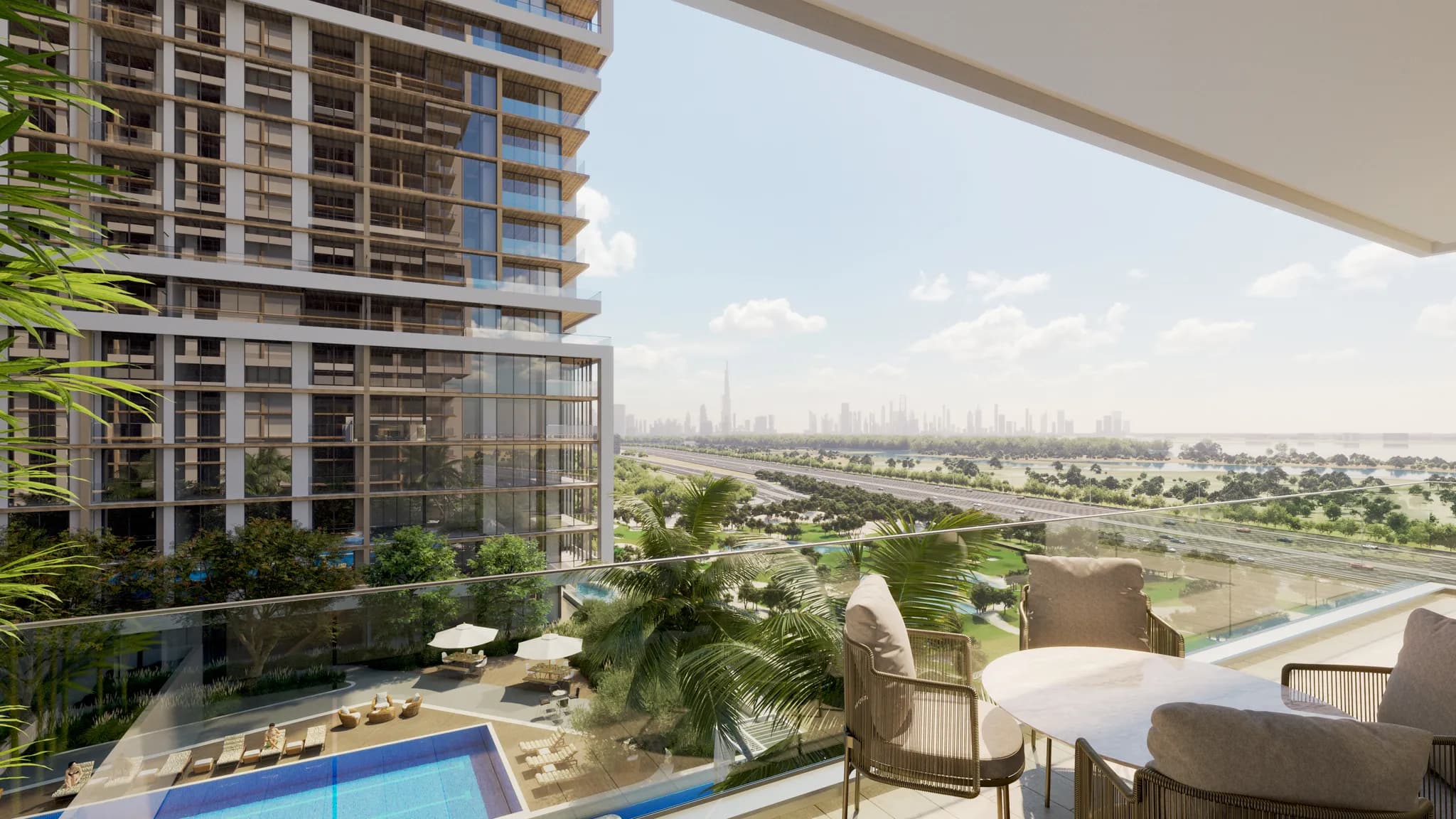 Rare duplex 3 chambres avec golf et vue sur la ville à Ras Al Khor - 7
