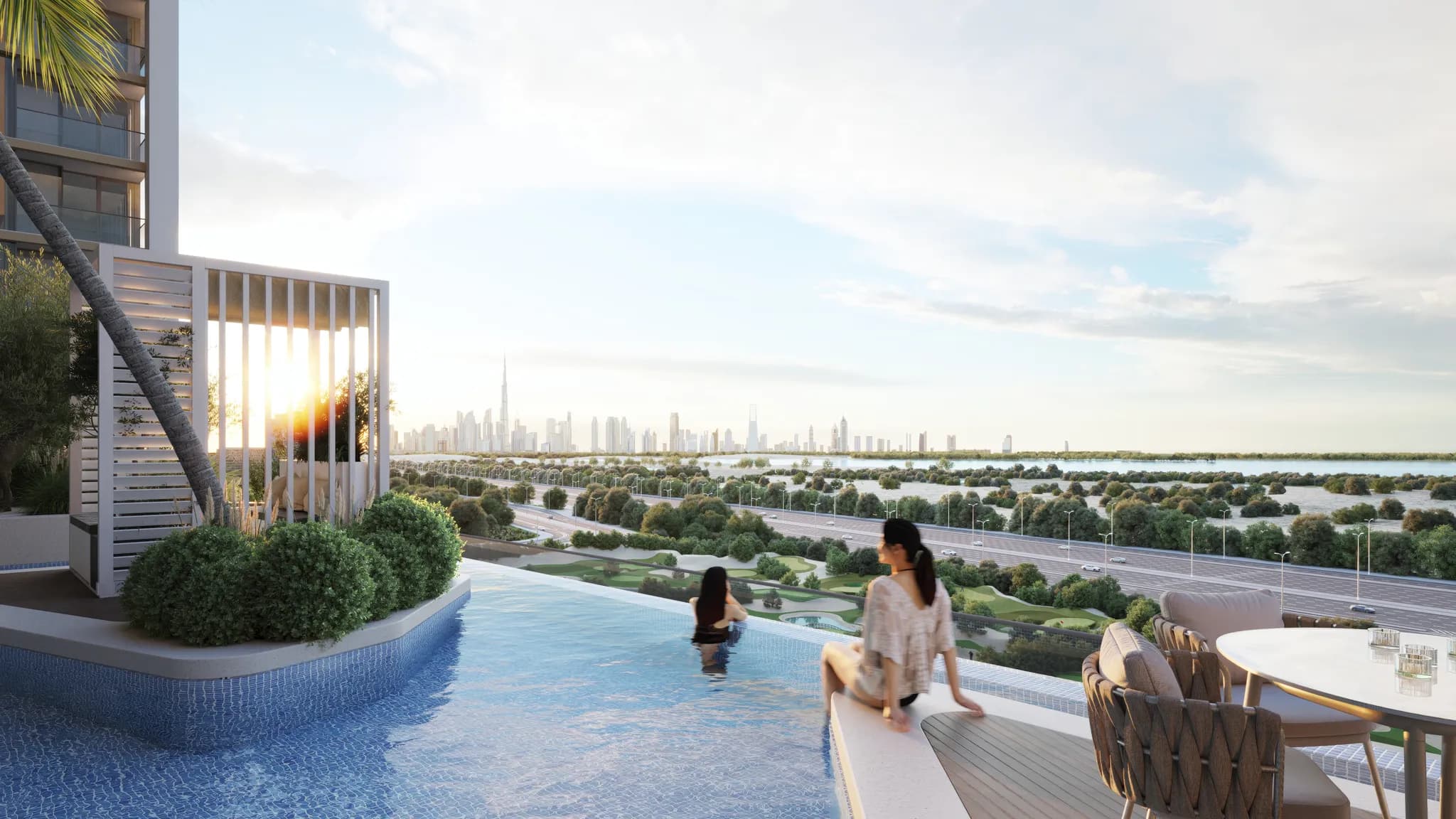 Rare duplex 3 chambres avec golf et vue sur la ville à Ras Al Khor - 10